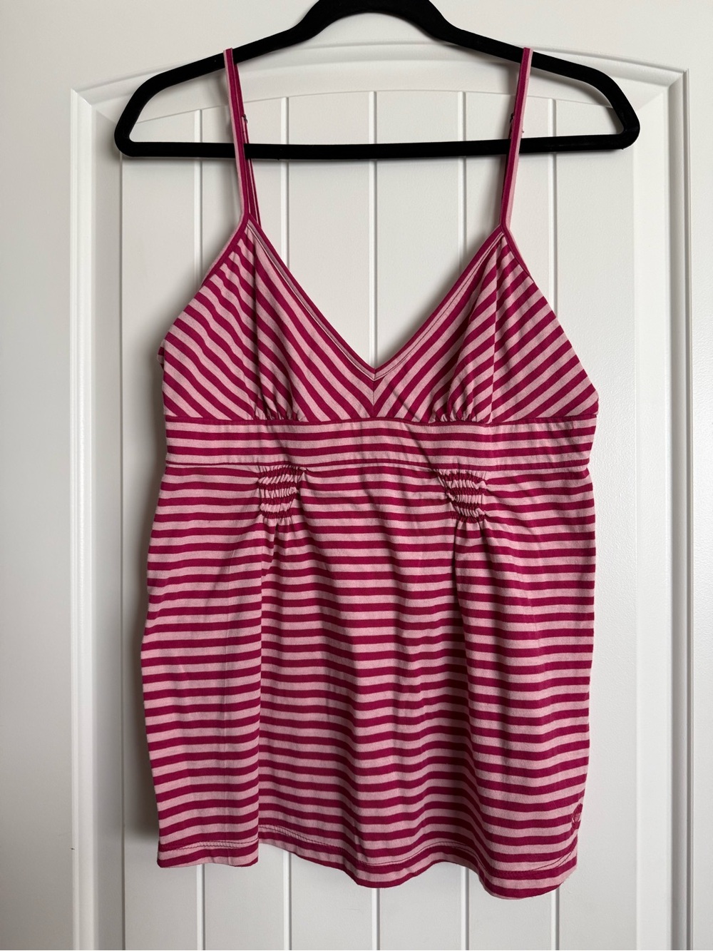 Roxy Pink and Light Pink Striped Camisole Tank